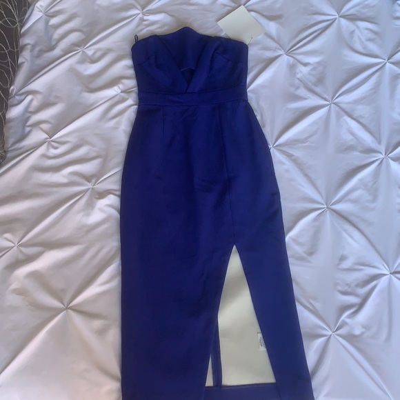 Nicholas strapless silk dress Revolve - Picture 5 of 5